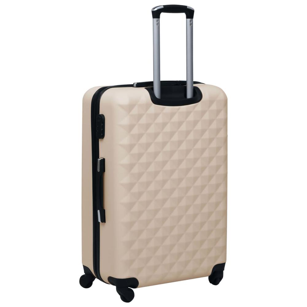 Hardcase Trolley Set 3 pcs Gold ABS. Picture 4