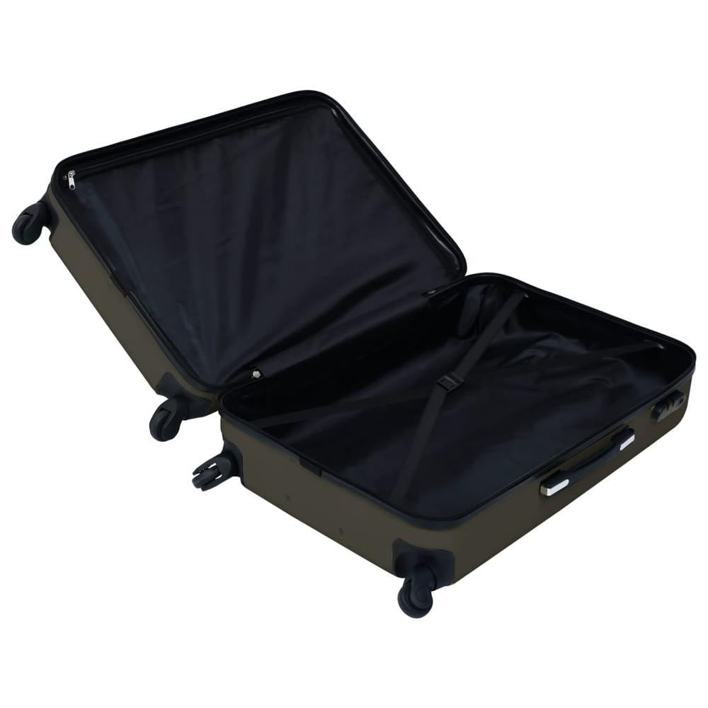 Hardcase Trolley Set 3 pcs Anthracite ABS. Picture 6