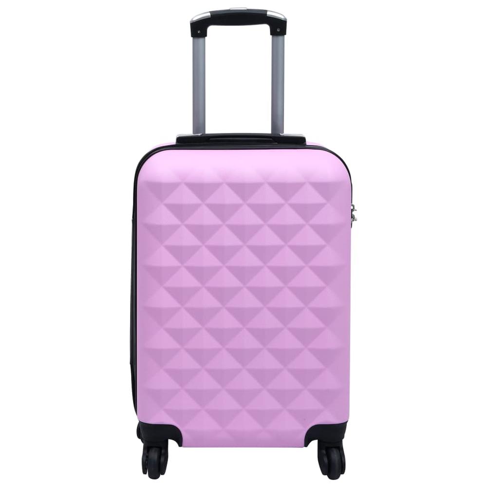 Hardcase Trolley Pink ABS. Picture 1