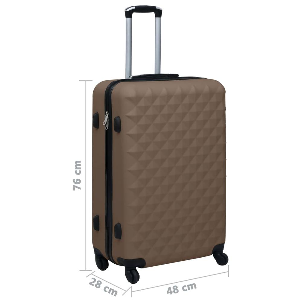 Hardcase Trolley Brown ABS. Picture 6