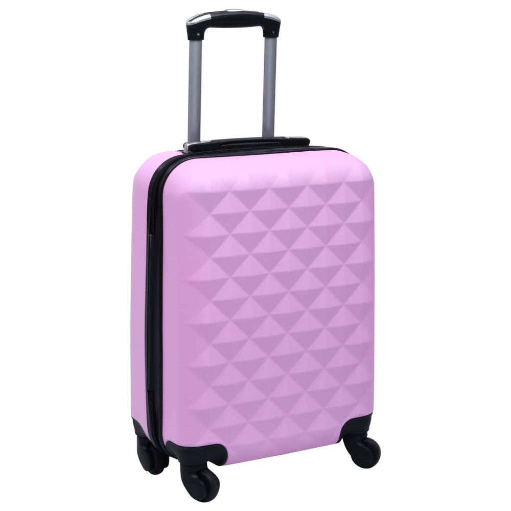 Hardcase Trolley Set 2 pcs Pink ABS. Picture 6