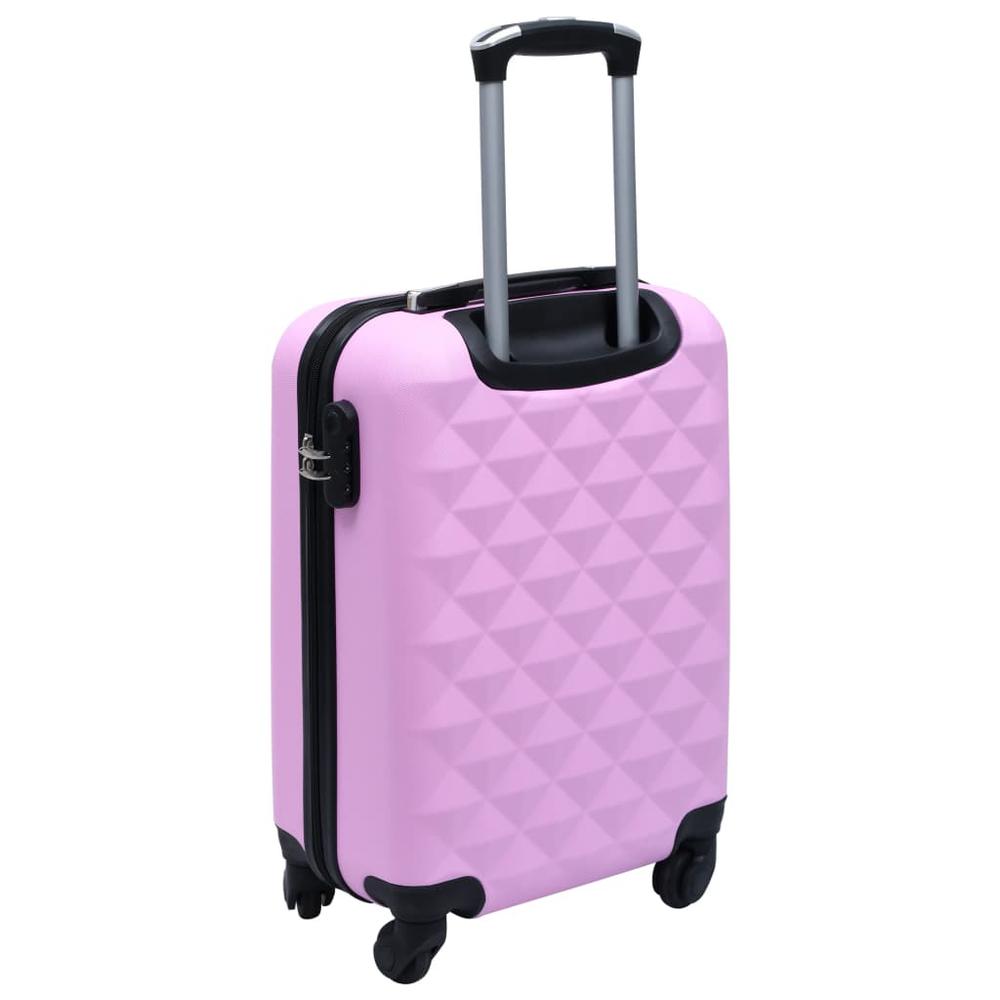 Hardcase Trolley Set 2 pcs Pink ABS. Picture 8