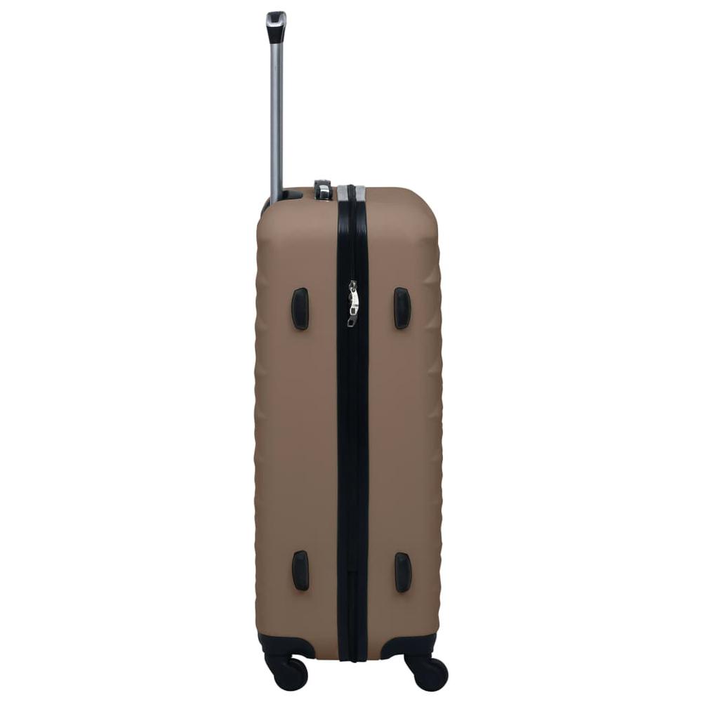 Hardcase Trolley Set 2 pcs Brown ABS. Picture 3