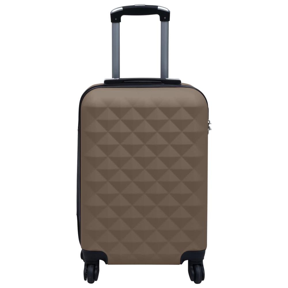 Hardcase Trolley Set 2 pcs Brown ABS. Picture 5