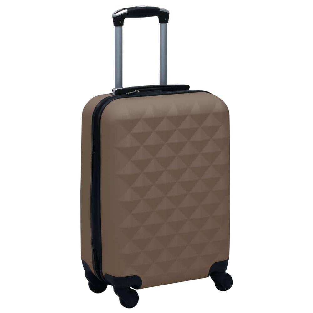 Hardcase Trolley Set 2 pcs Brown ABS. Picture 6