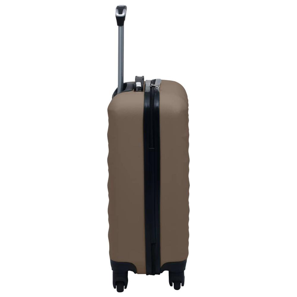 Hardcase Trolley Set 2 pcs Brown ABS. Picture 7