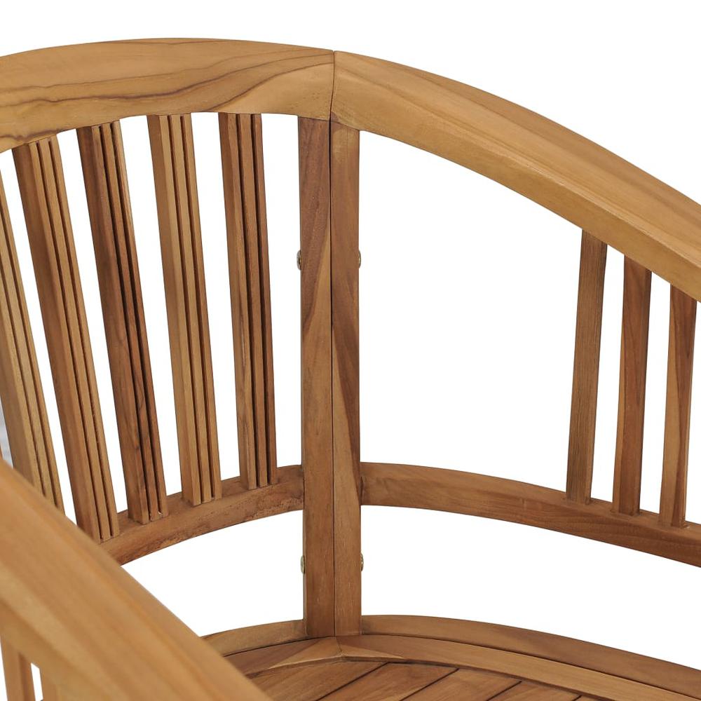 vidaXL Garden Chairs 2 pcs Solid Teak Wood 9429. Picture 6