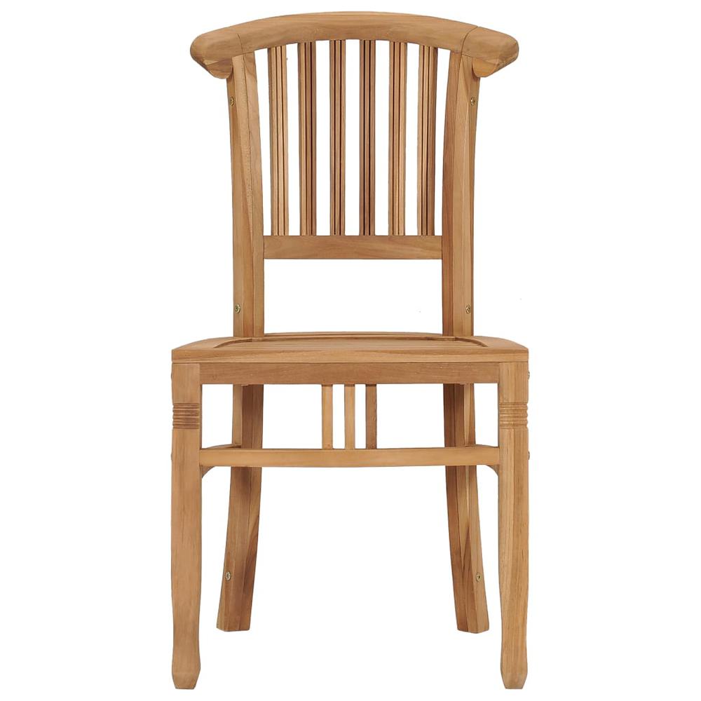 vidaXL Garden Chairs 2 pcs Solid Teak Wood 9433. Picture 3