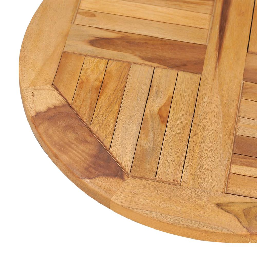 vidaXL Rotating Table Disk Solid Teak Wood, 49386. Picture 4