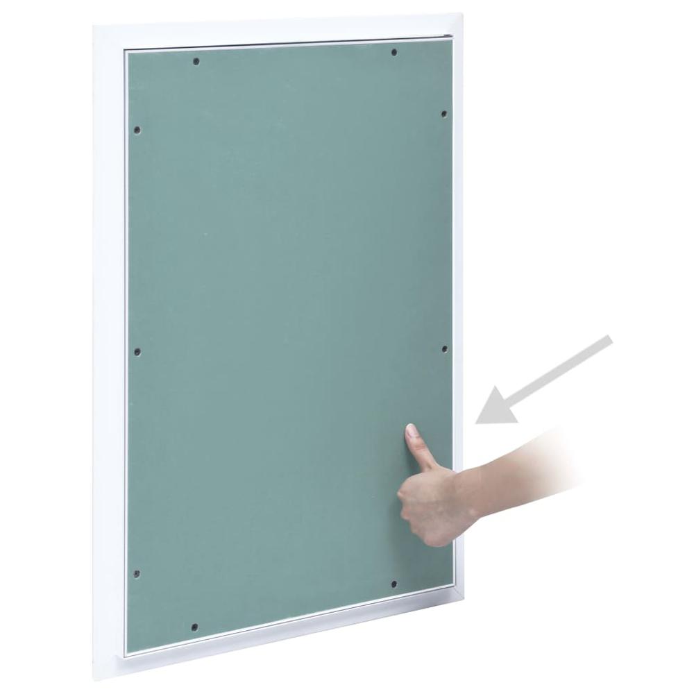 Access Panel with Aluminum Frame and Plasterboard 11.8"x23.6". Picture 2