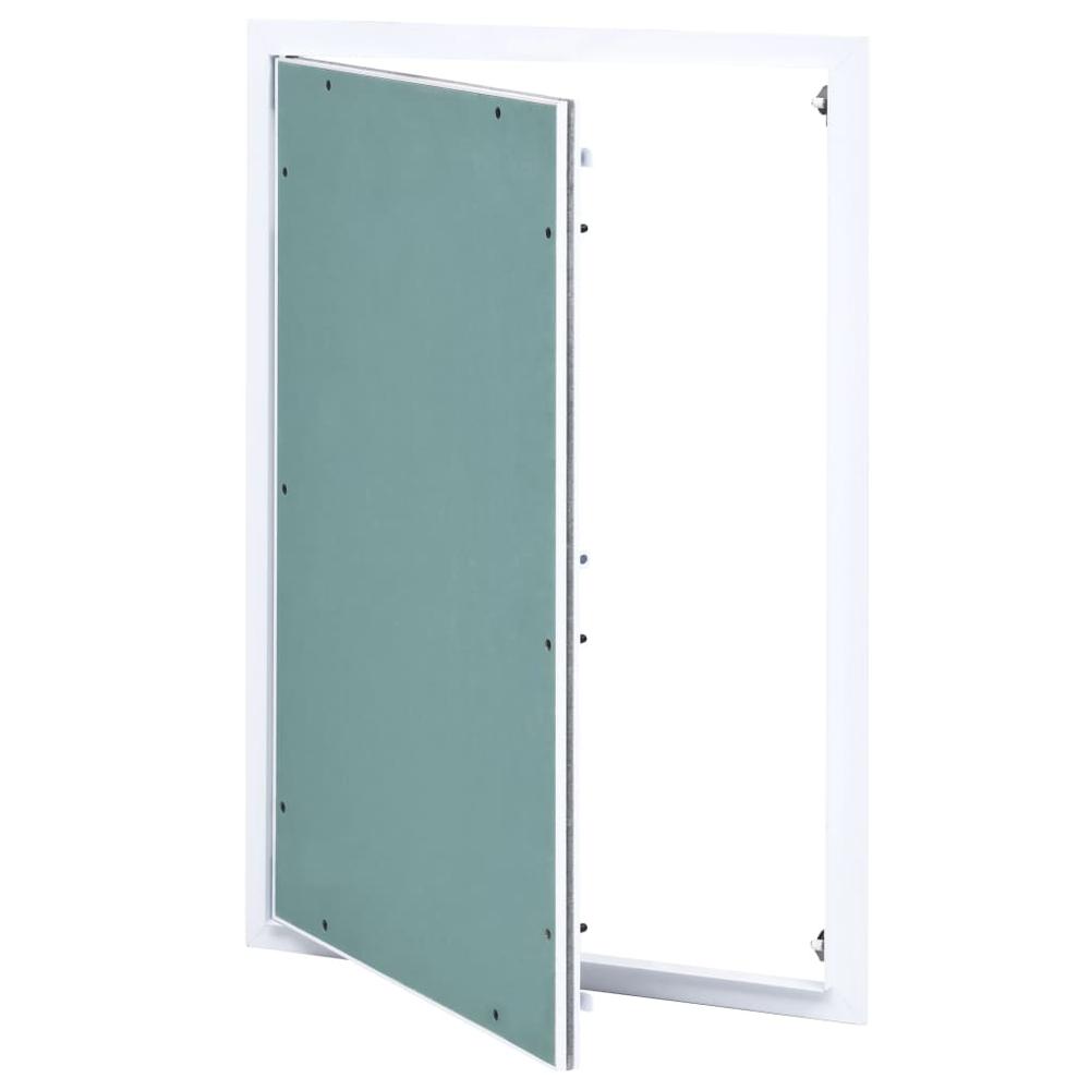 Access Panel with Aluminum Frame and Plasterboard 15.7"x23.6". Picture 4