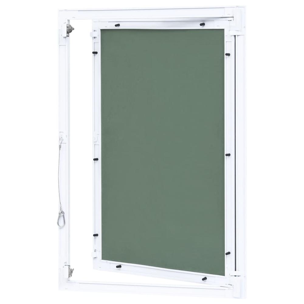 Access Panel with Aluminum Frame and Plasterboard 15.7"x23.6". Picture 6