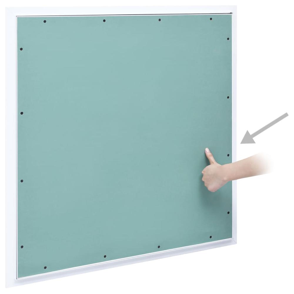 Access Panel with Aluminum Frame and Plasterboard 19.7"x19.7". Picture 2