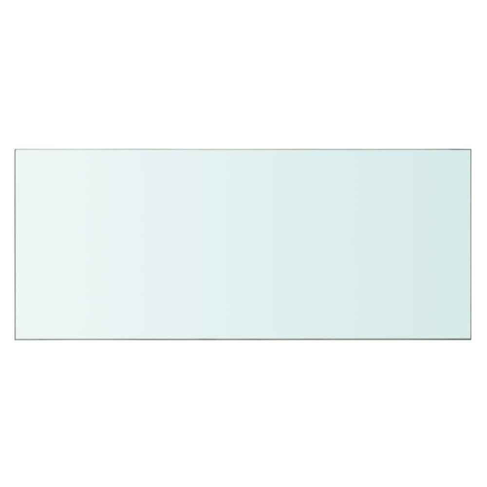 vidaXL Shelves 2 pcs Panel Glass Clear 27.6"x11.8", 3051571. Picture 3