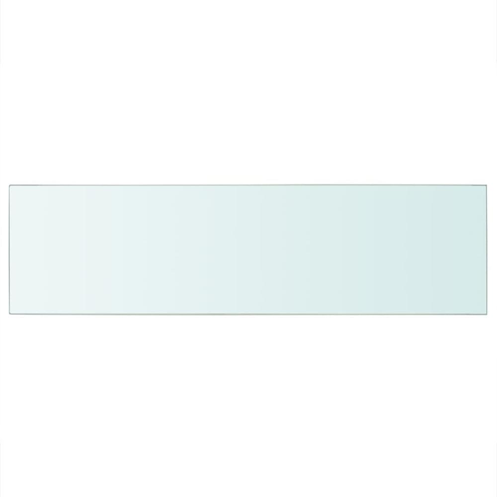 vidaXL Shelves 2 pcs Panel Glass Clear 35.4"x9.8", 3051580. Picture 3