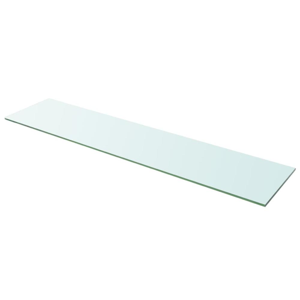 vidaXL Shelves 2 pcs Panel Glass Clear 39.4"x9.8", 3051590. Picture 2