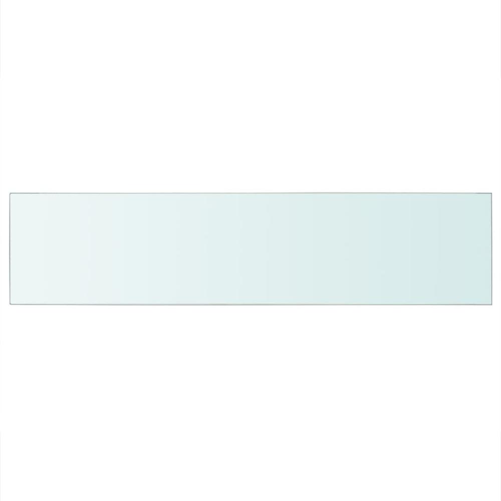 vidaXL Shelves 2 pcs Panel Glass Clear 39.4"x9.8", 3051590. Picture 3