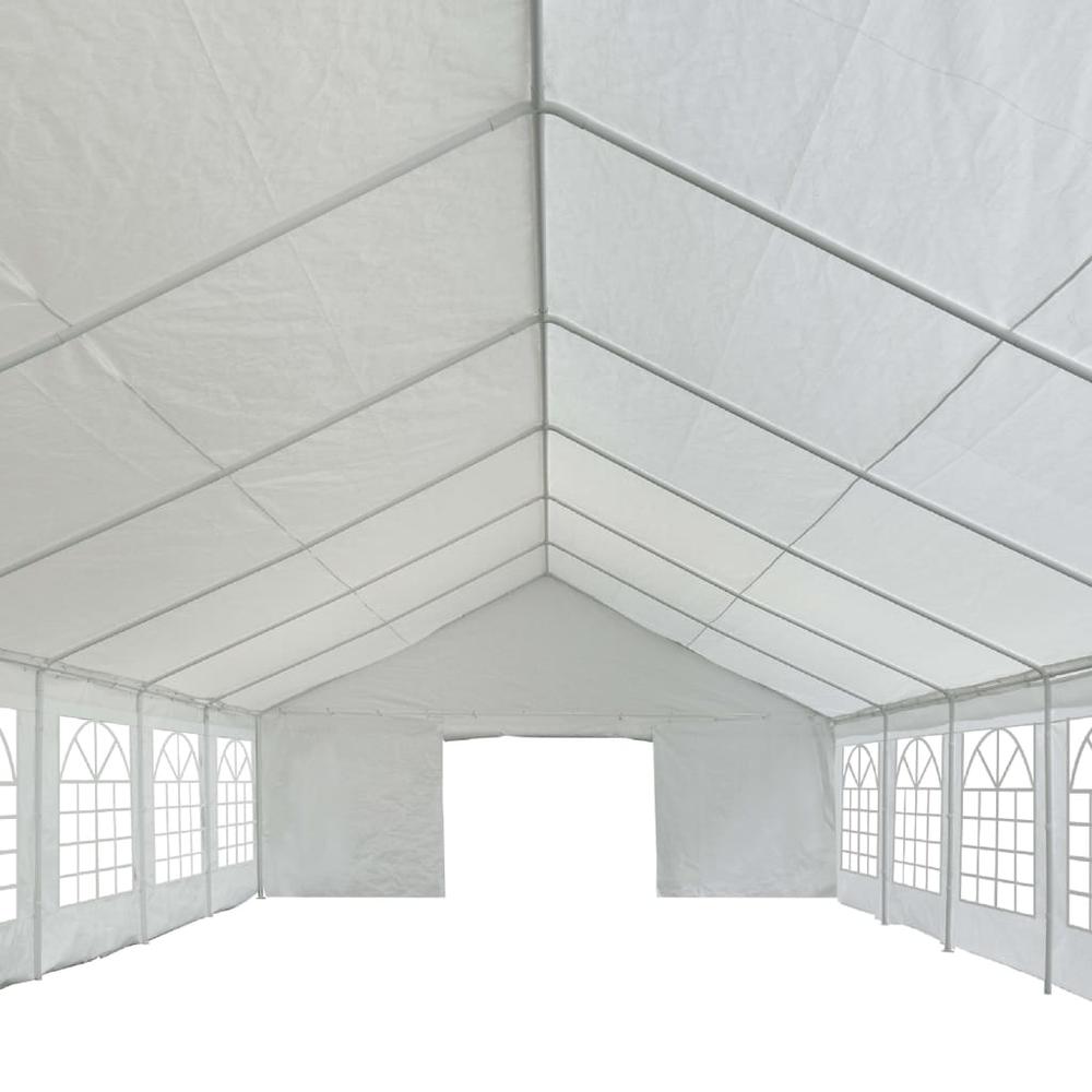 Party Tent PE 16.4'x26.2' White. Picture 3
