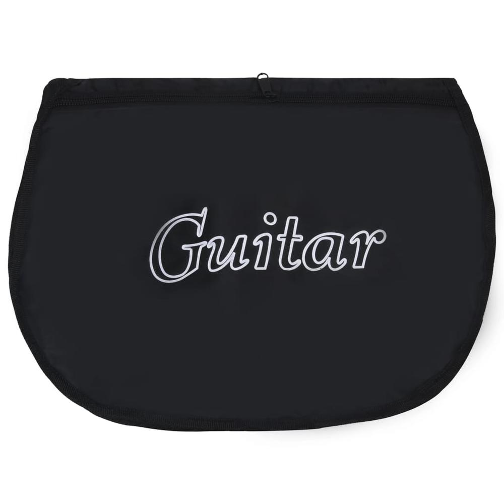 Guitar Bag for 4/4 Classical Guitar Black 39.4"x14.6" Fabric. Picture 3