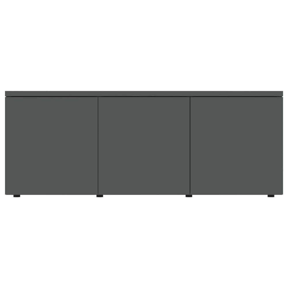 vidaXL TV Cabinet Gray 31.5"x13.4"x11.8" Chipboard, 801861. Picture 6
