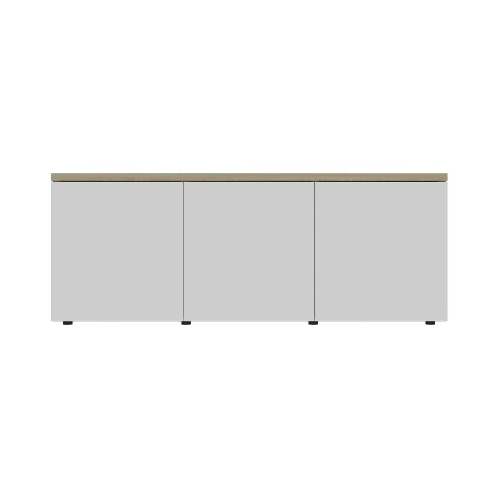 vidaXL TV Cabinet White and Sonoma Oak 31.5"x13.4"x11.8" Chipboard, 801864. Picture 6