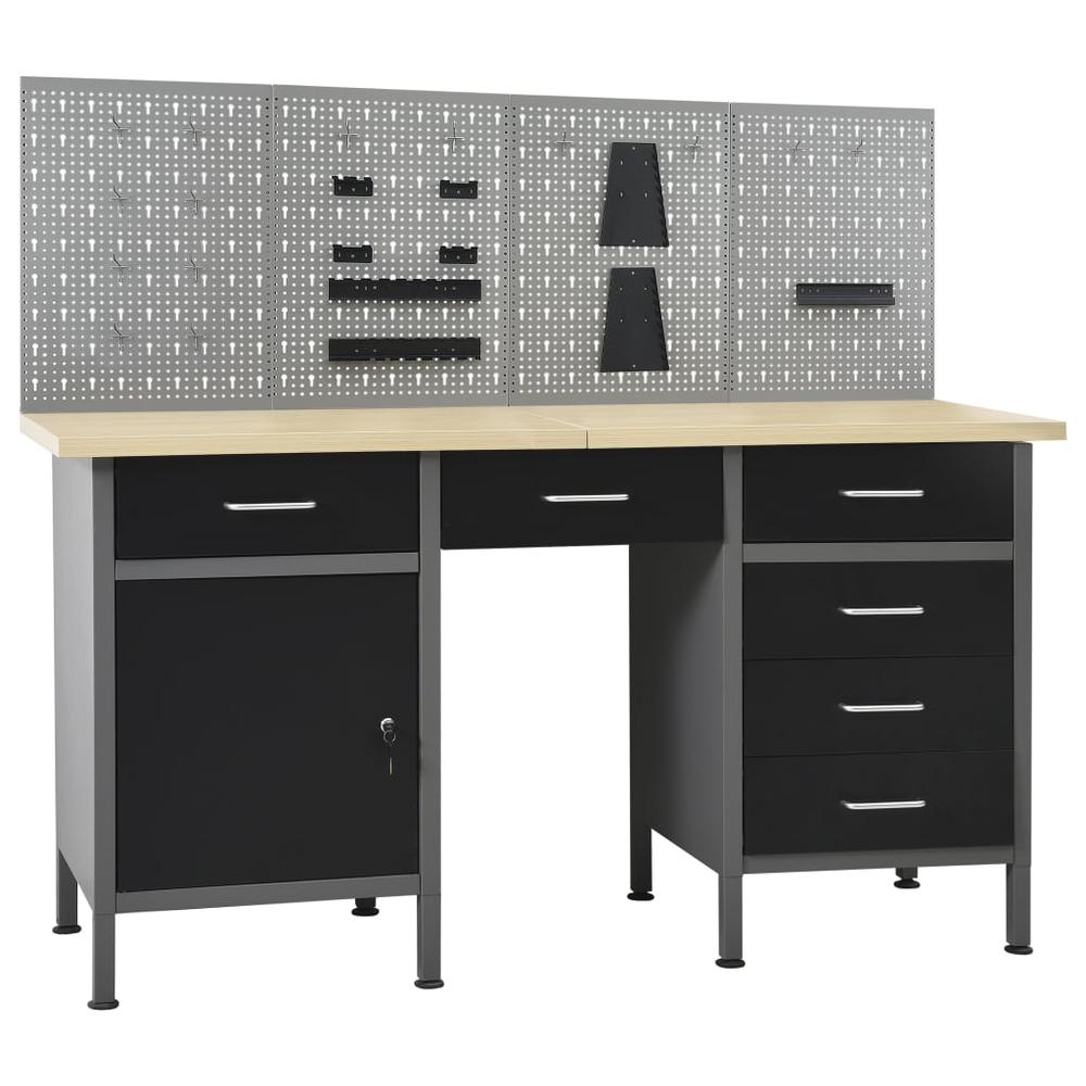 vidaXL Workbench with Four Wall Panels, 3053429. The main picture.