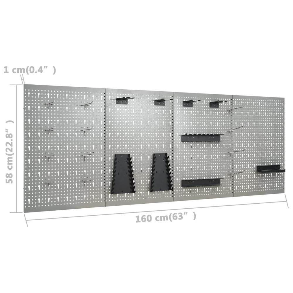 vidaXL Workbench with Four Wall Panels, 3053429. Picture 4
