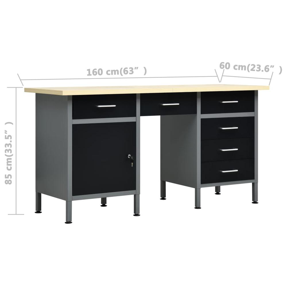 vidaXL Workbench with Four Wall Panels, 3053429. Picture 5