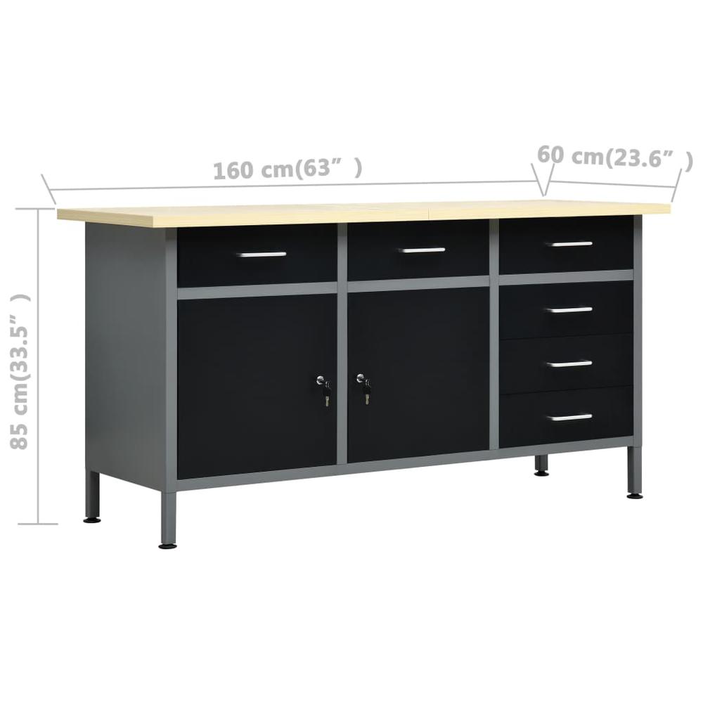 vidaXL Workbench with Four Wall Panels, 3053430. Picture 5