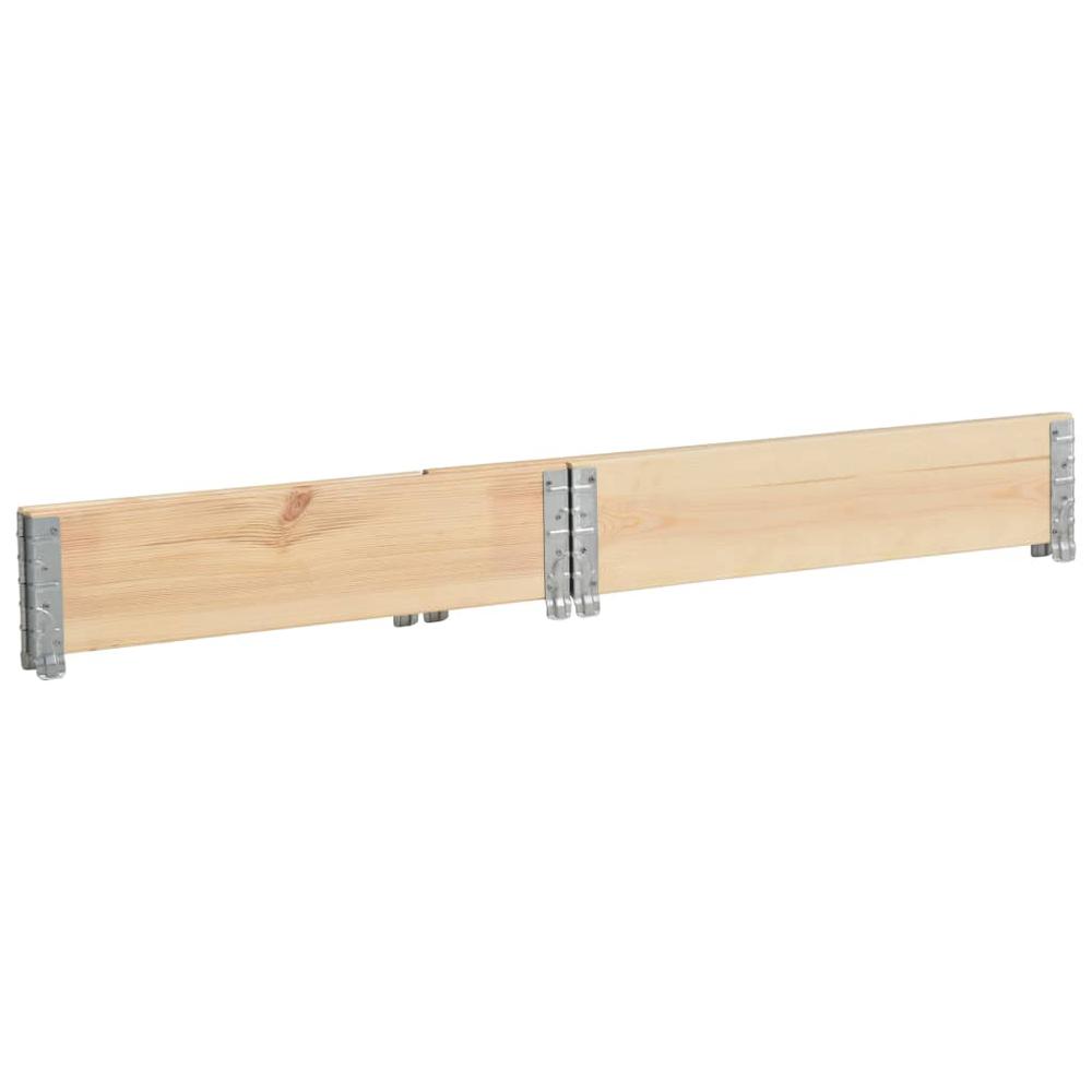 Pallet Collar 39.4"x39.4" Solid Pine Wood. Picture 3