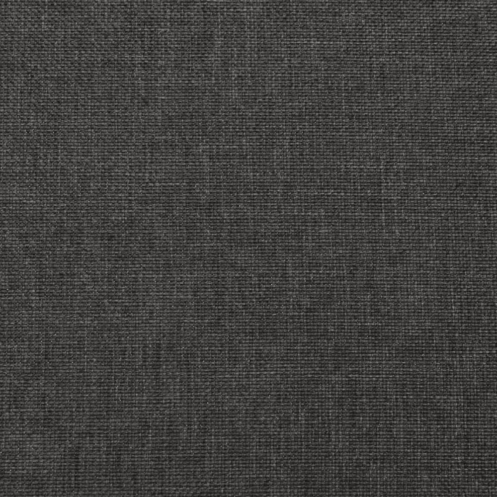 vidaXL Recliner Dark Gray Fabric. Picture 7