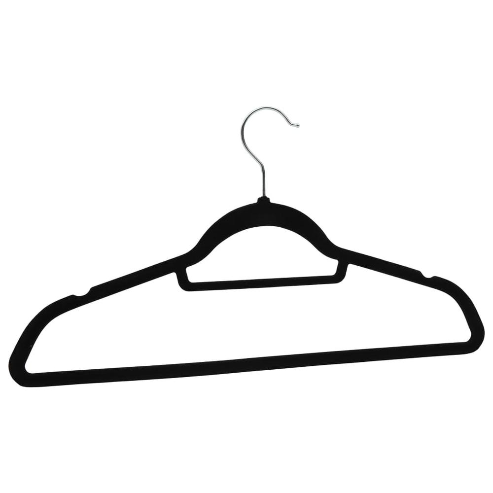 20 pcs Clothes Hanger Set Anti-slip Black Velvet. Picture 4