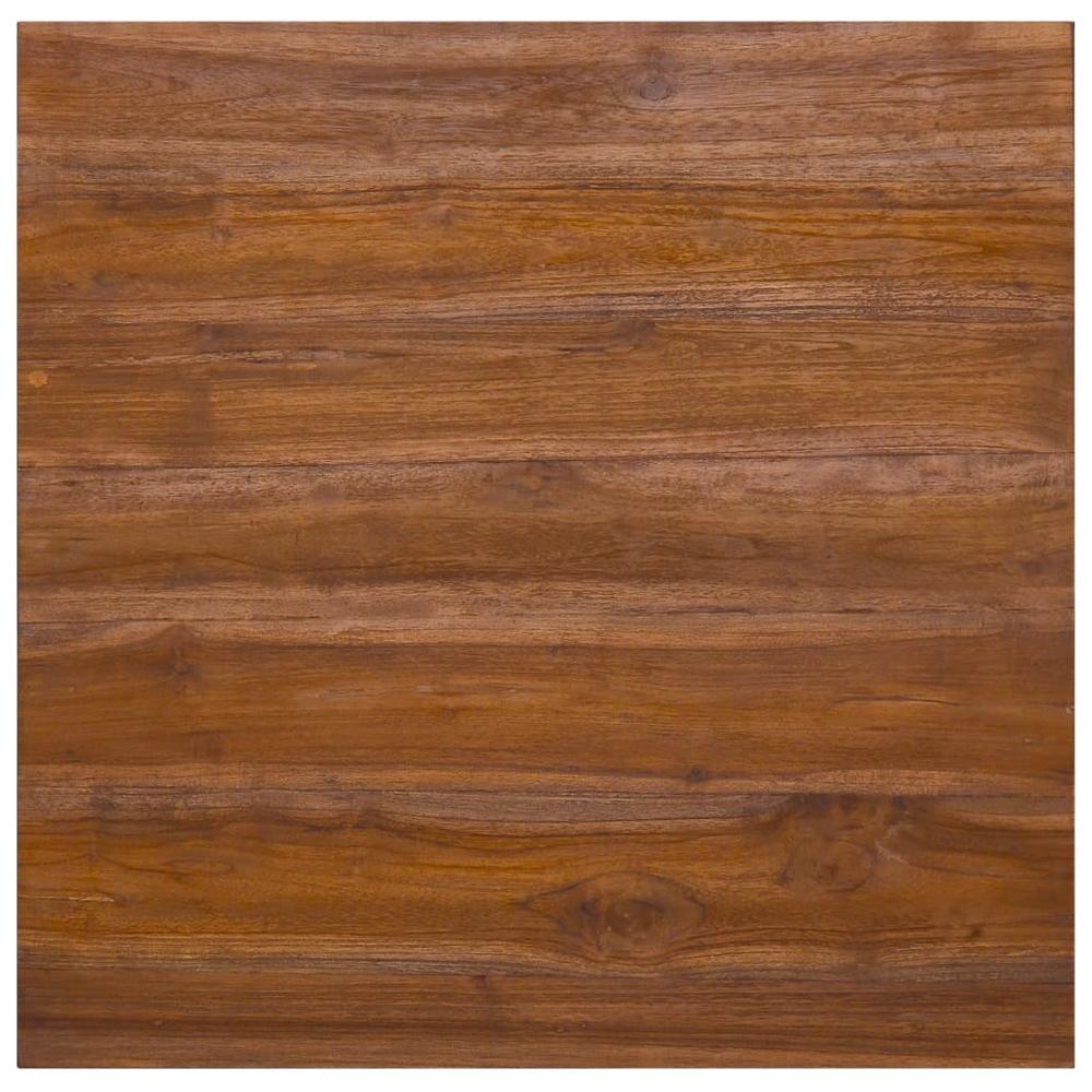vidaXL Coffee Table 26.8"x26.8"x13" Solid Teak Wood, 289080. Picture 6