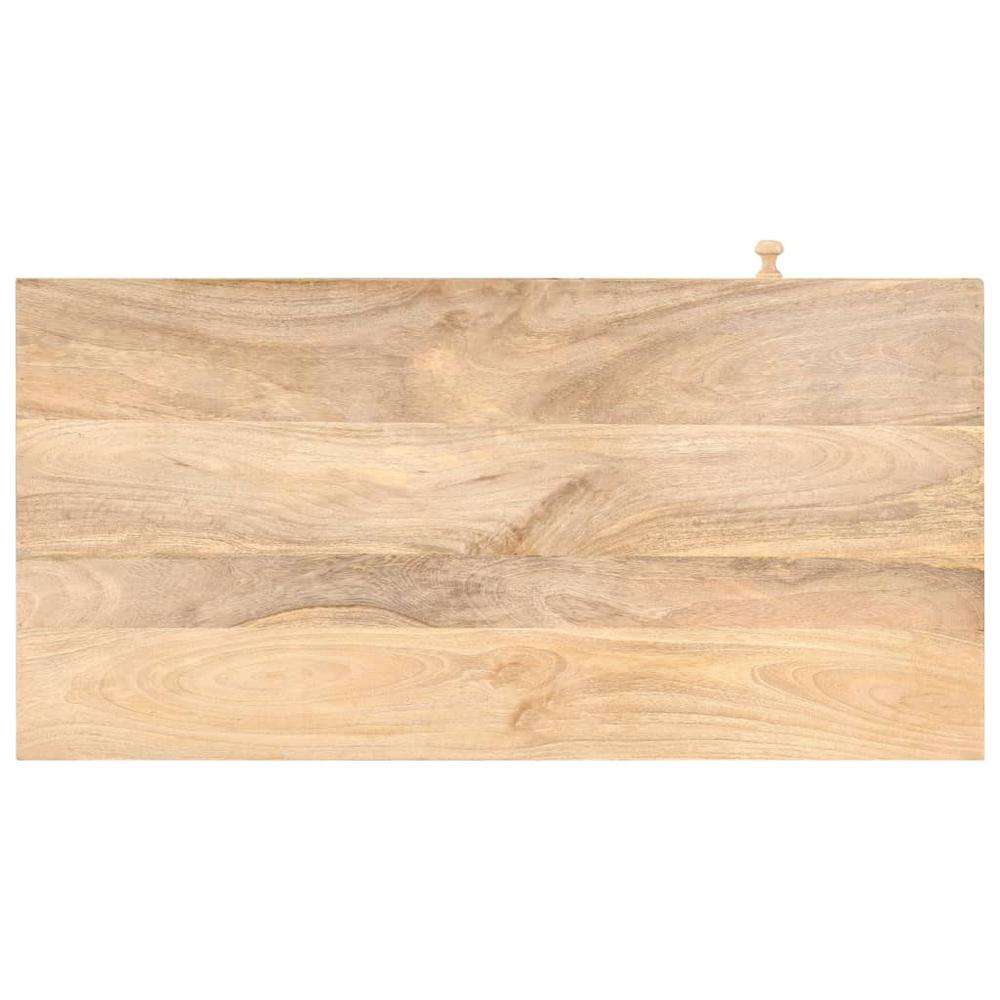 vidaXL Dressing Table 39.4"x19.7"x29.9" Solid Mango Wood, 289636. Picture 5