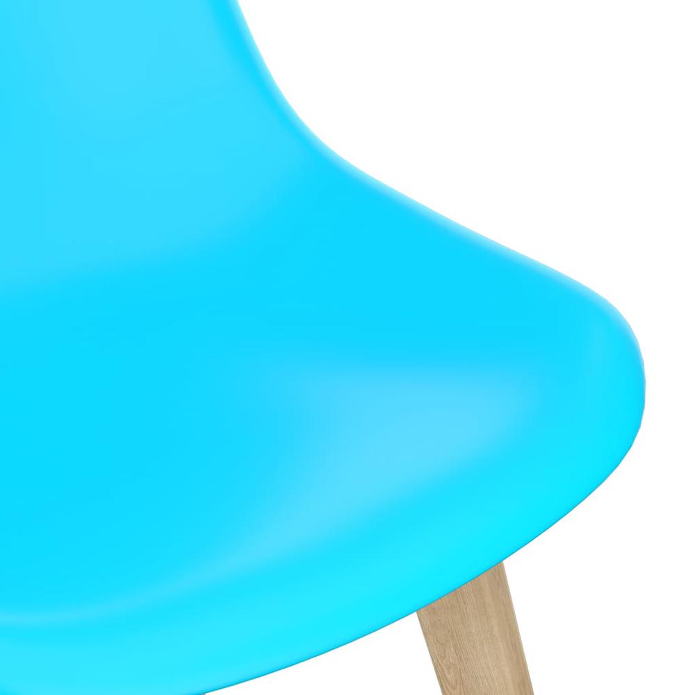vidaXL Dining Chairs 2 pcs Blue Plastic, 289125. Picture 6