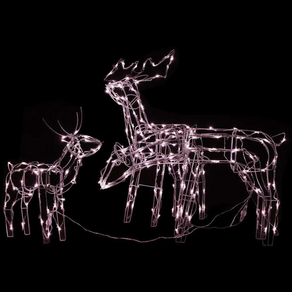 3 Piece Christmas Light Display Reindeers 229 LEDs. Picture 2