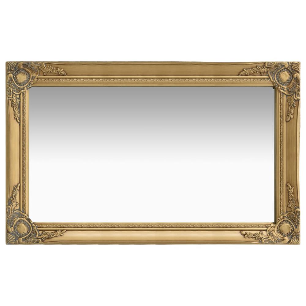 vidaXL Wall Mirror Baroque Style 19.7"x31.5" Gold, 320321. Picture 2
