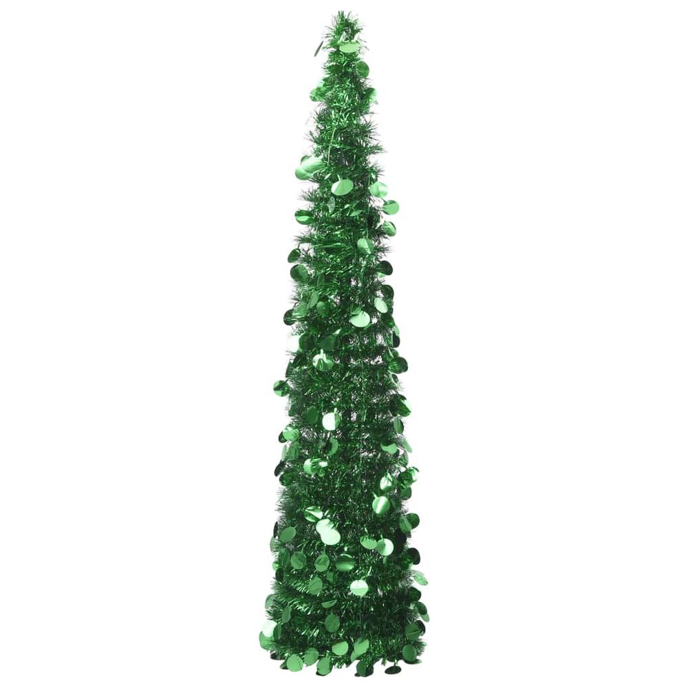 vidaXL Pop-up Artificial Christmas Tree Green 59.1" PET, 320989. Picture 1