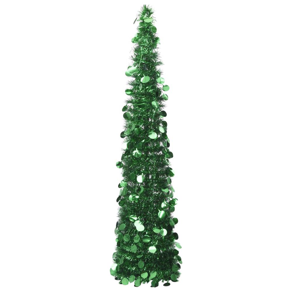 vidaXL Pop-up Artificial Christmas Tree Green 70.9" PET, 320990. Picture 1