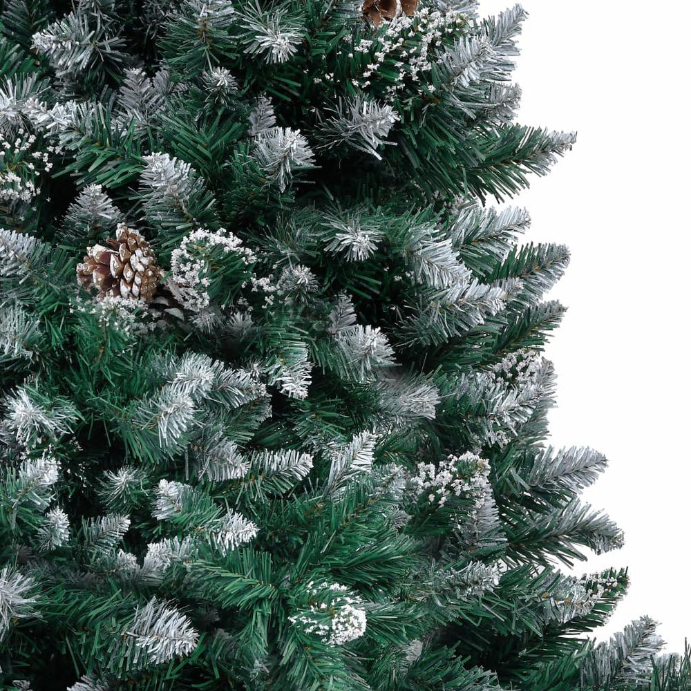 vidaXL Artificial Christmas Tree with Pine Cones and White Snow 70.9", 321016. Picture 3