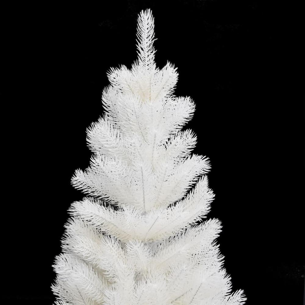 vidaXL Artificial Christmas Tree Lifelike Needles White 25.6", 321019. Picture 3