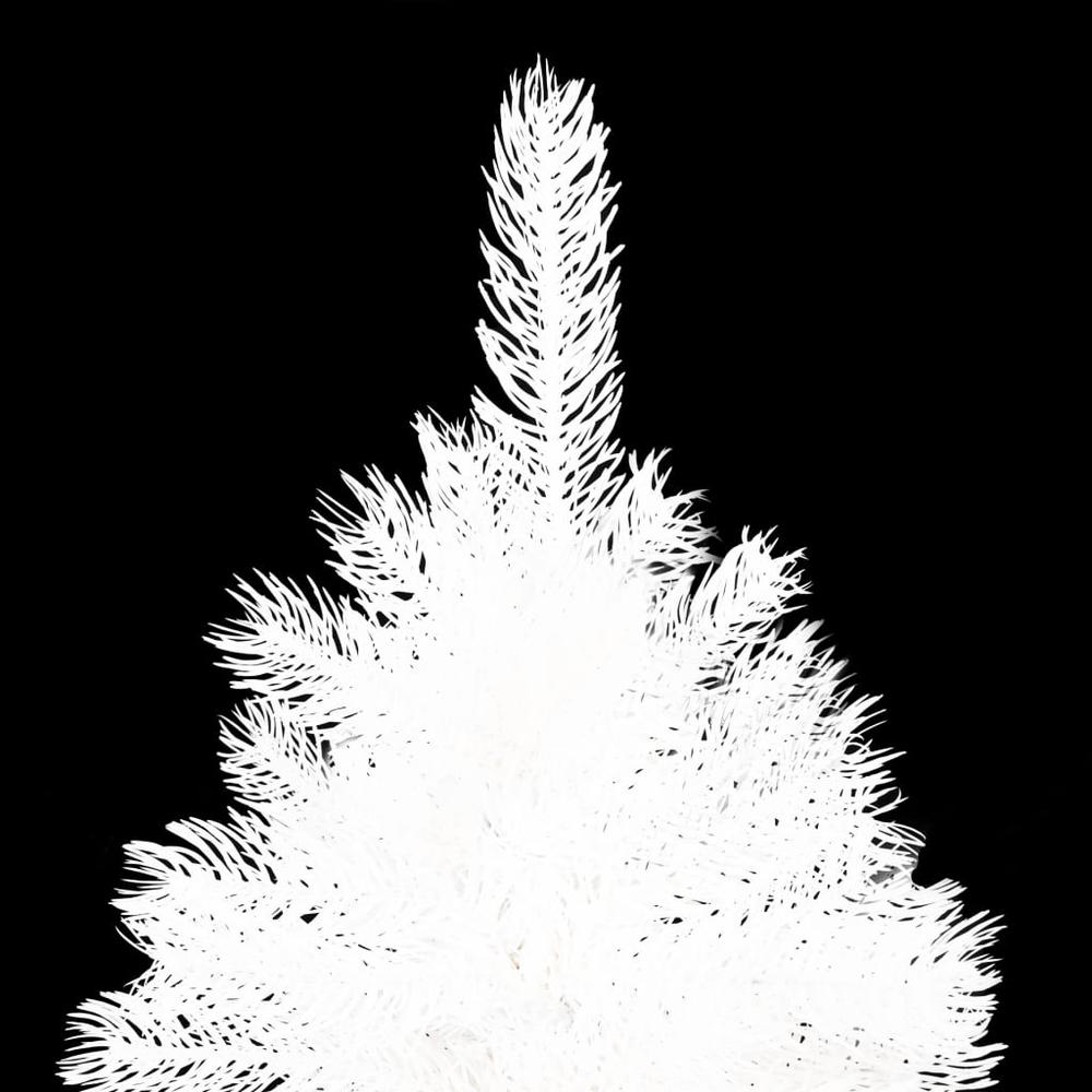 vidaXL Artificial Christmas Tree Lifelike Needles White 47.2", 321021. Picture 3