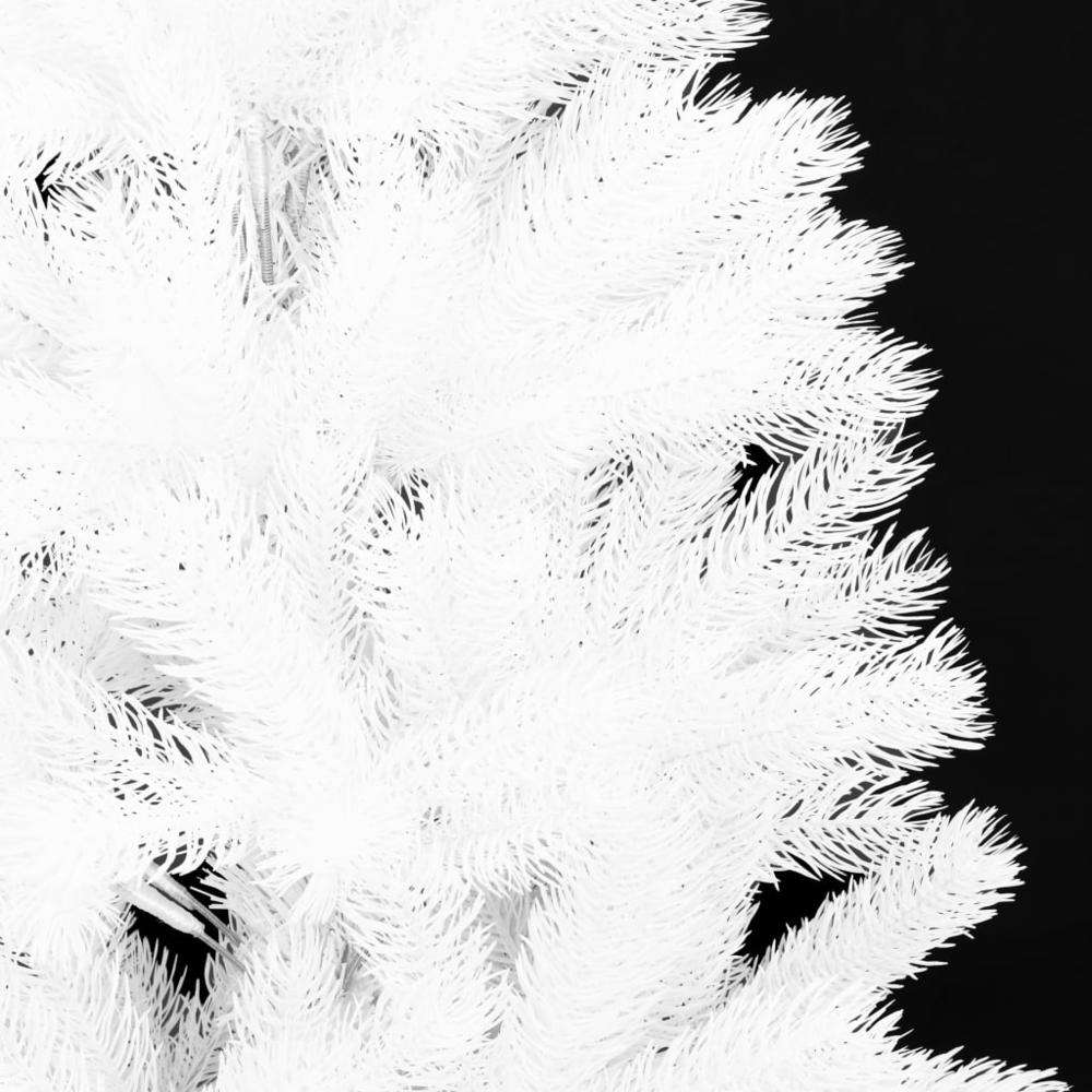 vidaXL Artificial Christmas Tree Lifelike Needles White 47.2", 321021. Picture 4