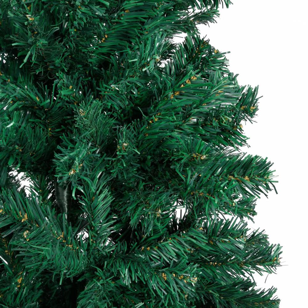 vidaXL Artificial Christmas Tree with Thick Branches Green 59.1" PVC, 321034. Picture 4
