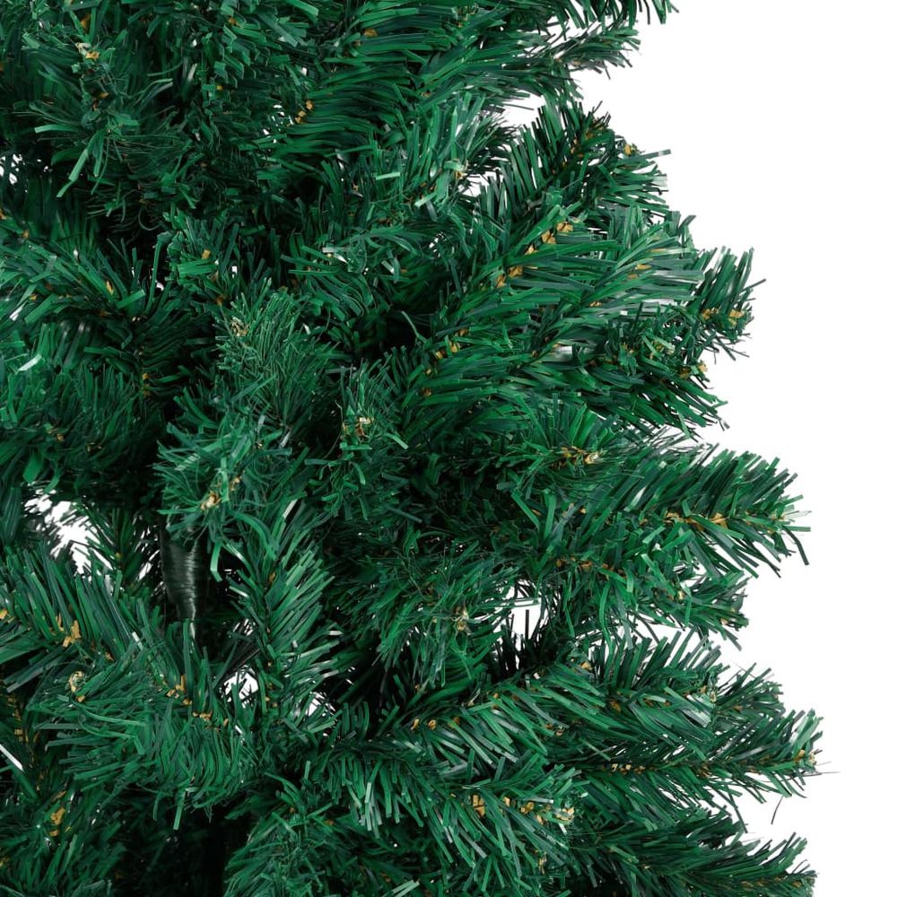 vidaXL Artificial Christmas Tree with Thick Branches Green 70.9" PVC, 321035. Picture 4