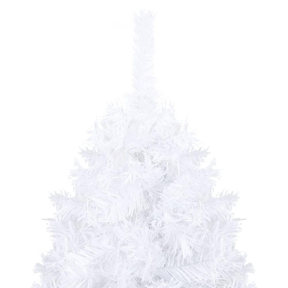 vidaXL Artificial Christmas Tree with Thick Branches White 70.9" PVC, 321039. Picture 3