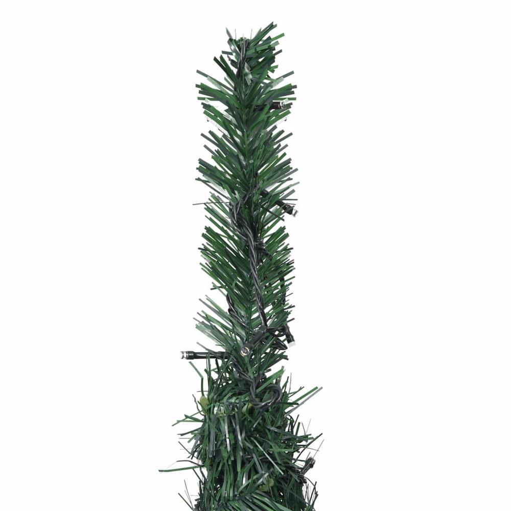 vidaXL Pop-up String Artificial Christmas Tree with LED Green 59.1", 321523. Picture 6