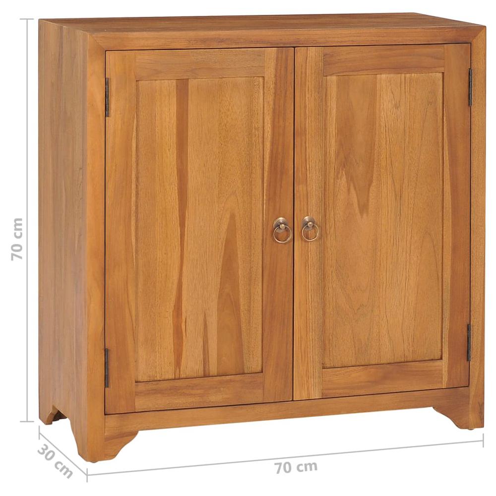 Cabinet 27.6"x11.8"x27.6" Solid Wood Teak. Picture 7