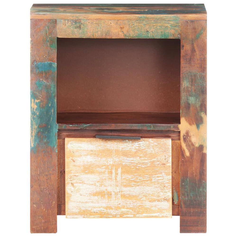 vidaXL Bedside Cabinet 15.7"x11.8"x19.7" Solid Reclaimed Wood, 320211. Picture 3