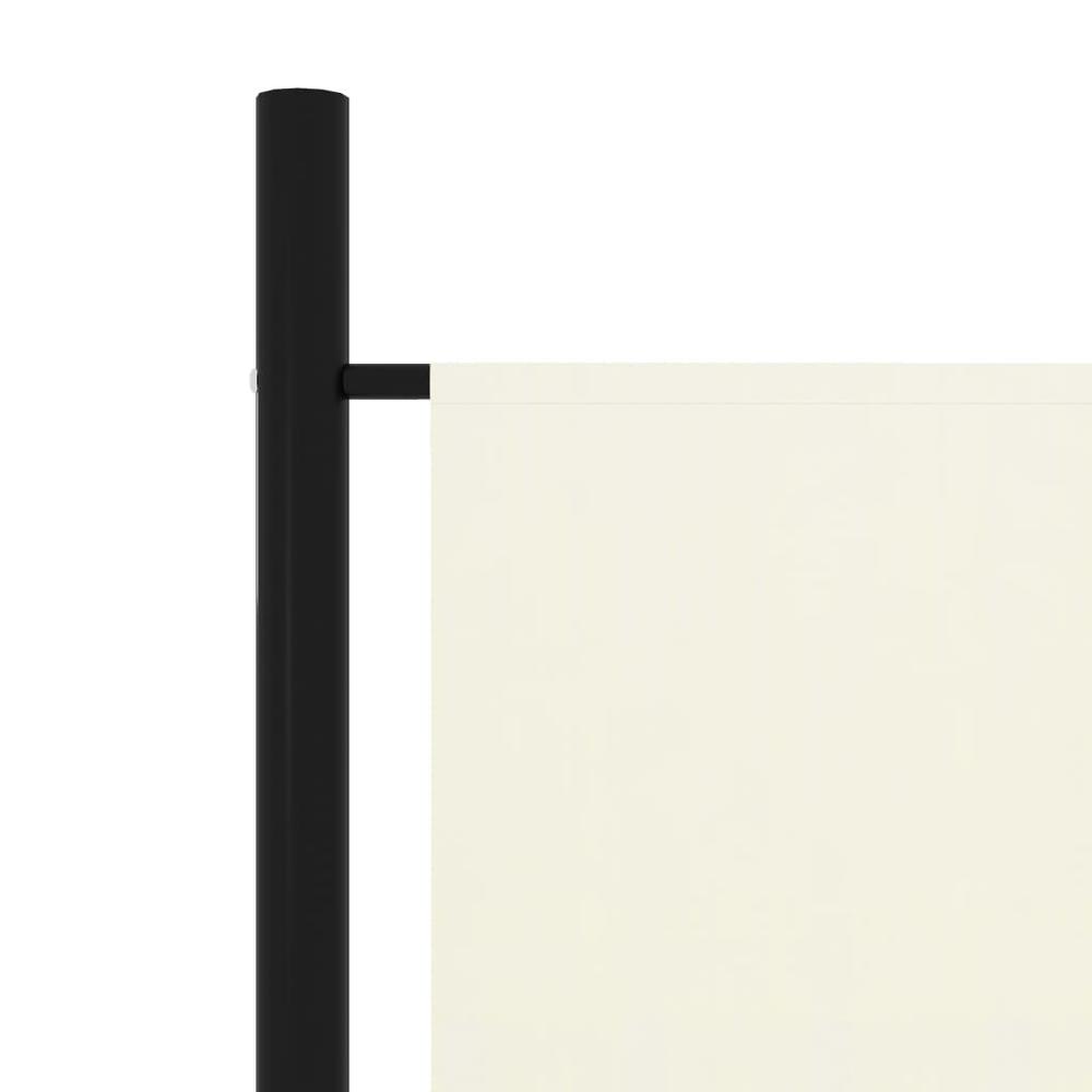 vidaXL 3-Panel Room Divider Cream White 59.1"x70.9". Picture 5